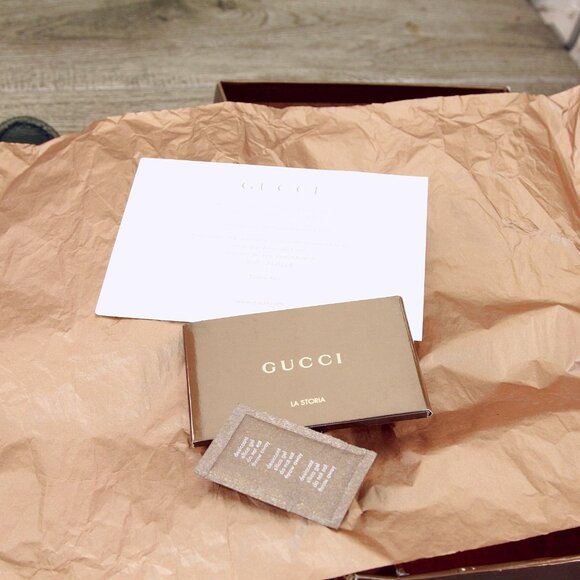 $ 1350 Genuine Lizard GUCCI Loafers 11.5 D Orig Box Orig Trees * add $26 Reptan - Picture 15 of 16